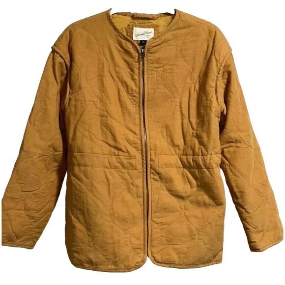 Universal Thread Mustard Gold Corduroy Cinched Jacket Medium - Picture 4 of 8